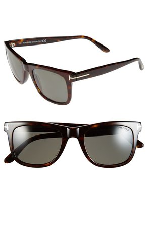 Tom Ford Leo 52mm Polarized Sunglasses | Nordstrom