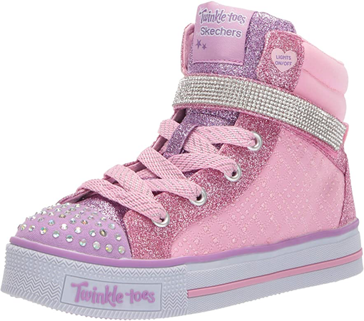 Skechers twinkle toes pink