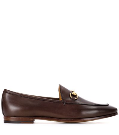 Jordaan Leather Loafers | Gucci - mytheresa