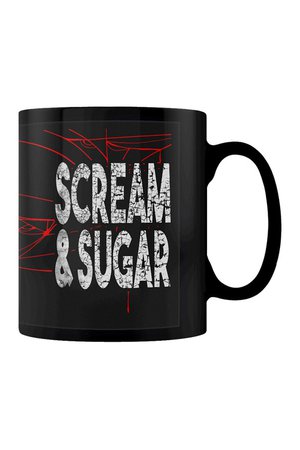 Scream & Sugar Cobweb Black Gothic Mug | Gothic Accessories