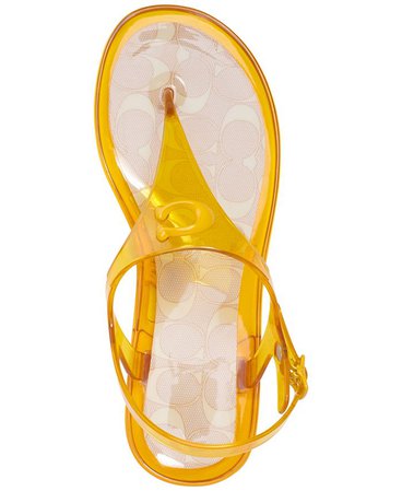 COACH Women's Natalee Jelly Thong Sandals & Reviews - Sandals - Shoes - Macy's
