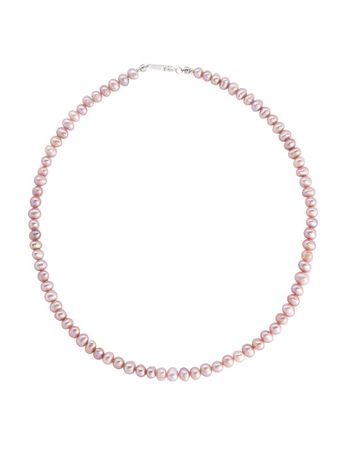 [jewelCOUNTY쥬얼카운티]Pink Snow Pearl Necklace 925 Silver