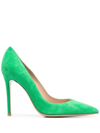 Gianvito Rossi 105mm pointed-toe Suede Pumps - Farfetch