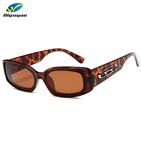 DIGUYAO Vintage Rectangle Sunglasses Women Brand Designer 2018 Black Leopard Fashion Small Sun Glasses Male Gift Summer Oversized Sunglasses Best Sunglasses For Men From Beijiaer, $40.3| DHgate.Com