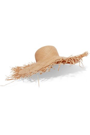 CLYDE | Frayed straw hat | NET-A-PORTER.COM