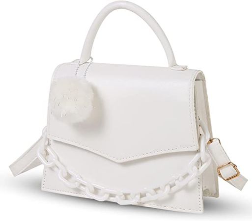 Amazon.com: BIBDOO Mini Purses for Women Small Handbag Cute Crossbody Bag (White) : Clothing, Shoes & Jewelry