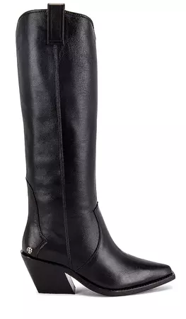 ANINE BING Tall Tania Boot in Black | REVOLVE