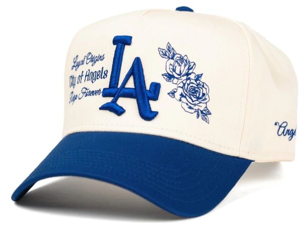 Blue & White LA Hat