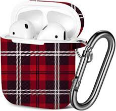 red plaid air pods - Google Search