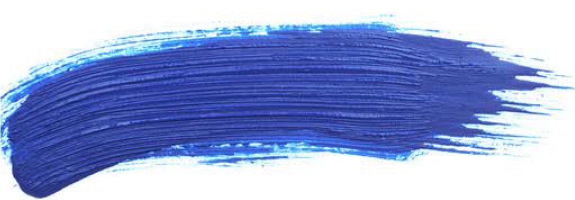 blue paint stroke