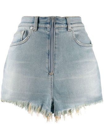 Blue Givenchy Denim Mini Shorts | Farfetch.com