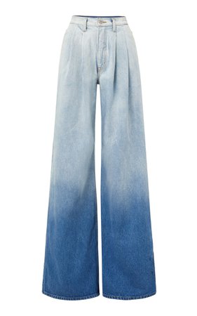 Pleated Wide-Leg Jeans By Brandon Maxwell | Moda Operandi