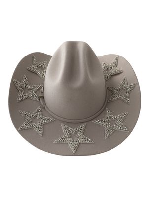 KELSEY RANDALL - shop all collections - MADE TO ORDER - GRAM sand rhinestone star cowboy hat