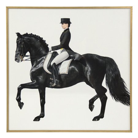 Millwood Pines 'Equestrian on Horse' Art Print | Wayfair