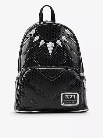 LOUNGEFLY - Marvel Black Panther faux-leather kids' backpack | Selfridges.com
