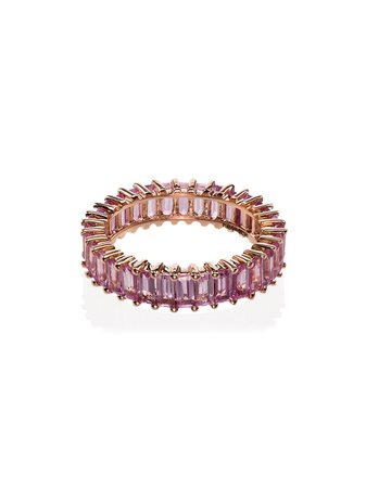 Dana Rebecca Designs 14K rose gold and pink sapphire ring