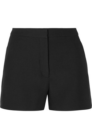 Valentino | Wool and silk-blend crepe shorts | NET-A-PORTER.COM