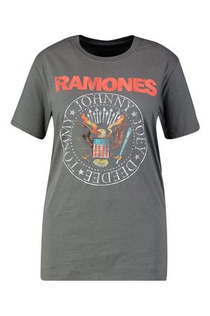 Plus Ramones License T-Shirt | Boohoo