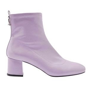 Topshop Shoes | Topshop Lavender Patent Boots | Poshmark