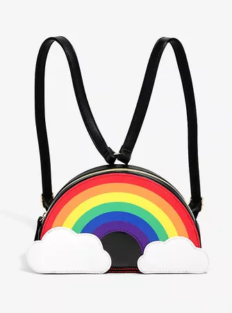 Rainbow Clouds Mini Backpack | Hot Topic