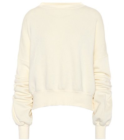Cotton jersey sweater