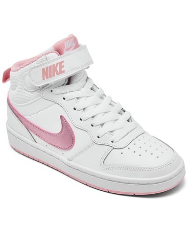 Nike Big Girls Court Borough Mid 2 Casual Sneakers from Finish Line & Reviews - Finish Line Kids' Shoes - Kids - Macy's