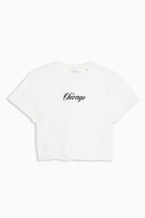 Chicago T-Shirt in White | Topshop