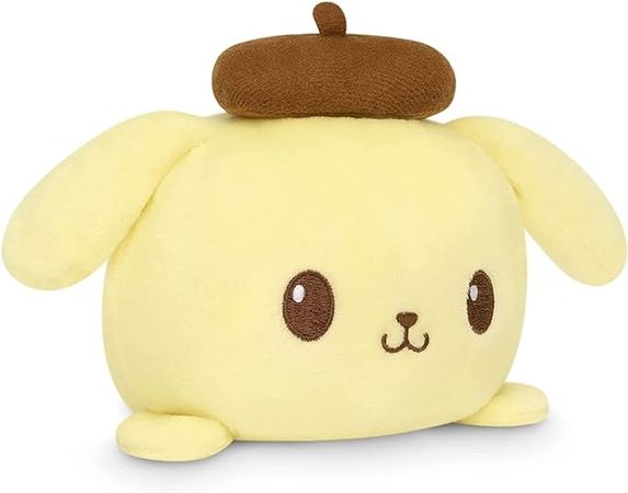 Amazon.com: TeeTurtle - The Officially Licensed Original Sanrio Plushie - Pompompurin - Cute Sensory Fidget Stuffed Animals That Show Your Mood : Toys & Games