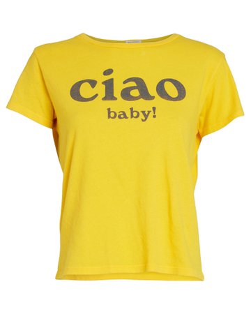 MOTHER The Lil Goodie Goodie Ciao Baby T-Shirt | INTERMIX®