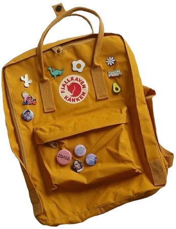 yellow kanken backpack ❤︎