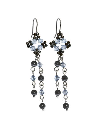 [SWINGSET] Seasonless Tinker Bell Beads Earrings (Gray) – SellerWork