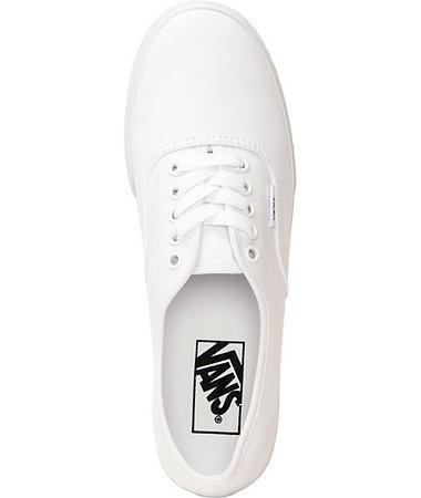 Vans Authentic Lo Pro White Shoes | Zumiez