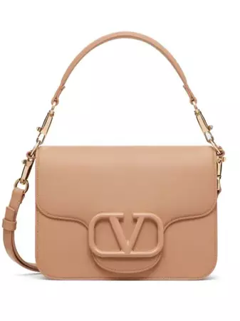 Valentino Garavani Locò Leather Shoulder Bag - Farfetch