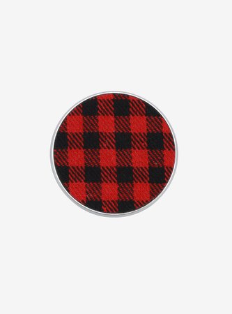 PopSockets Red & Black Plaid Fabric Phone Grip & Stand