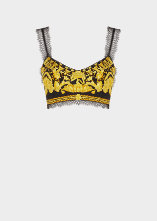 Versace Baroque FW'91 Print 'Bralette Top for Women | Online Store EU
