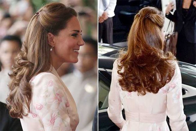 Simple hairdo to look like Kate Middleton - Beauty-Health-Fashion
