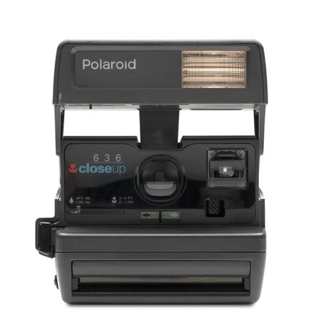 Grey Polaroid 600 Onestep Closeup Instant Analog Camera