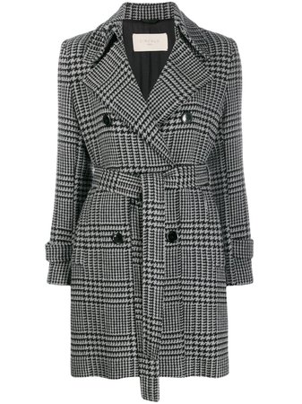 Circolo 1901 Houndstooth double-breasted Coat - Farfetch