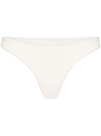 Shop white Juillet Dani lace trim bikini bottoms with Express Delivery - Farfetch