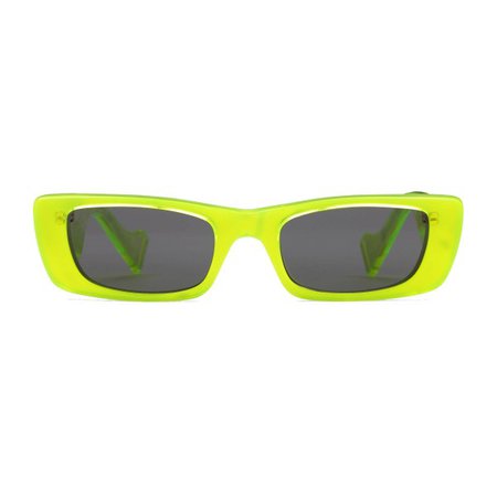 gucci-rectangular-sunglasses-yellow-fluo-gucci-eyewear.jpg (600×600)