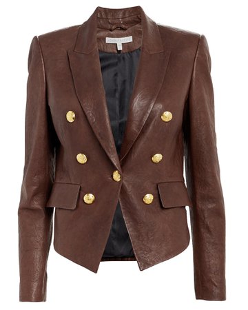 Veronica Beard | Cooke Leather Jacket | INTERMIX®