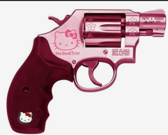 pink hello kitty gun