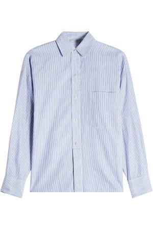 Striped Linen Shirt with Cotton Gr. M