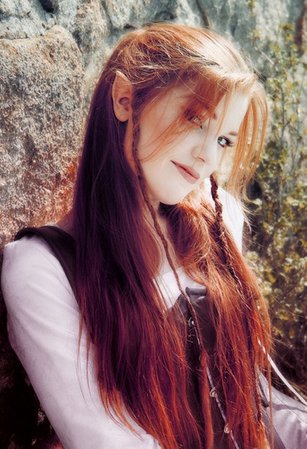Red haired Elfin girl