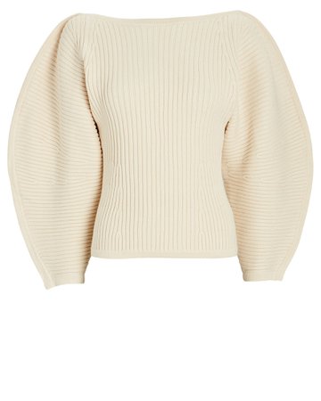 Mara Hoffman Nasira Sculpted Cotton Sweater | INTERMIX®