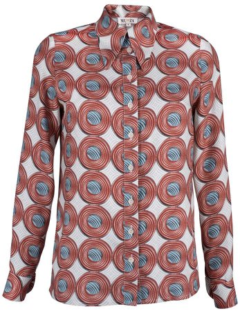 MUZA - Printed Button Down Shirt
