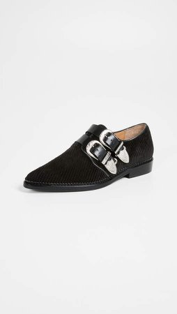 Buckled Oxford Flats