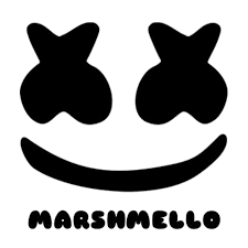 marshmello face transparent background
