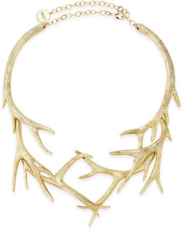 Nest Jewelry Gold Antler Collar Necklace