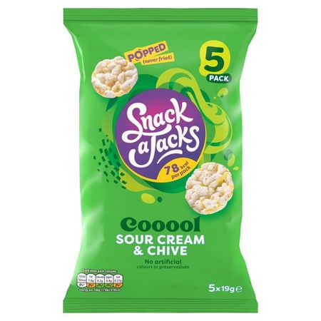 Snack a Jacks Sour Cream & Chive Multipack Rice Cakes | Ocado